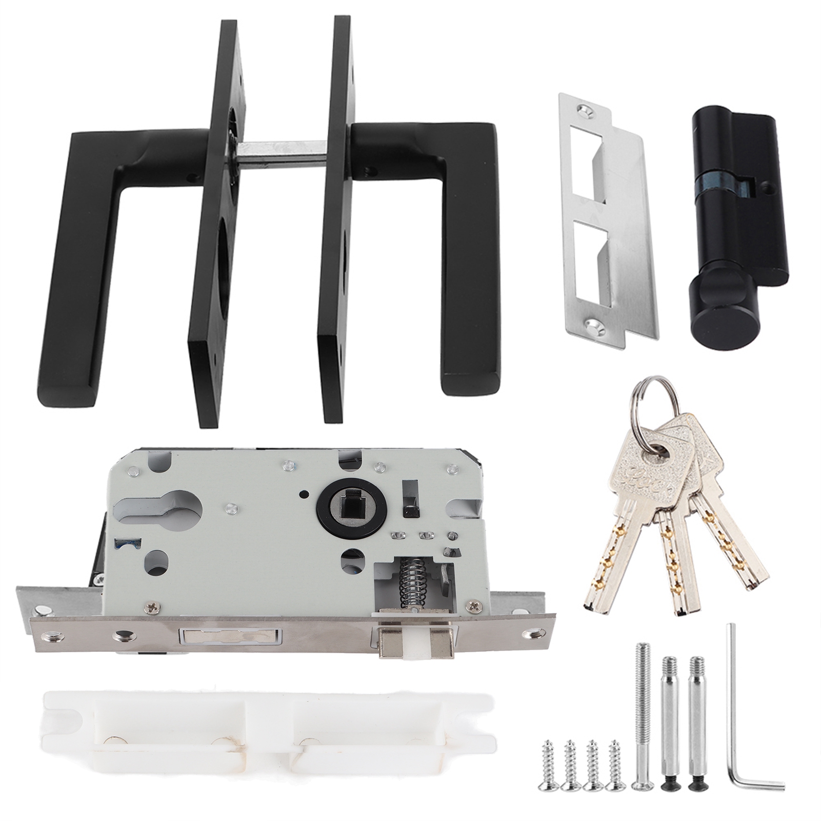 Home Security Brand - Space Aluminum Bedroom Door Lock Home