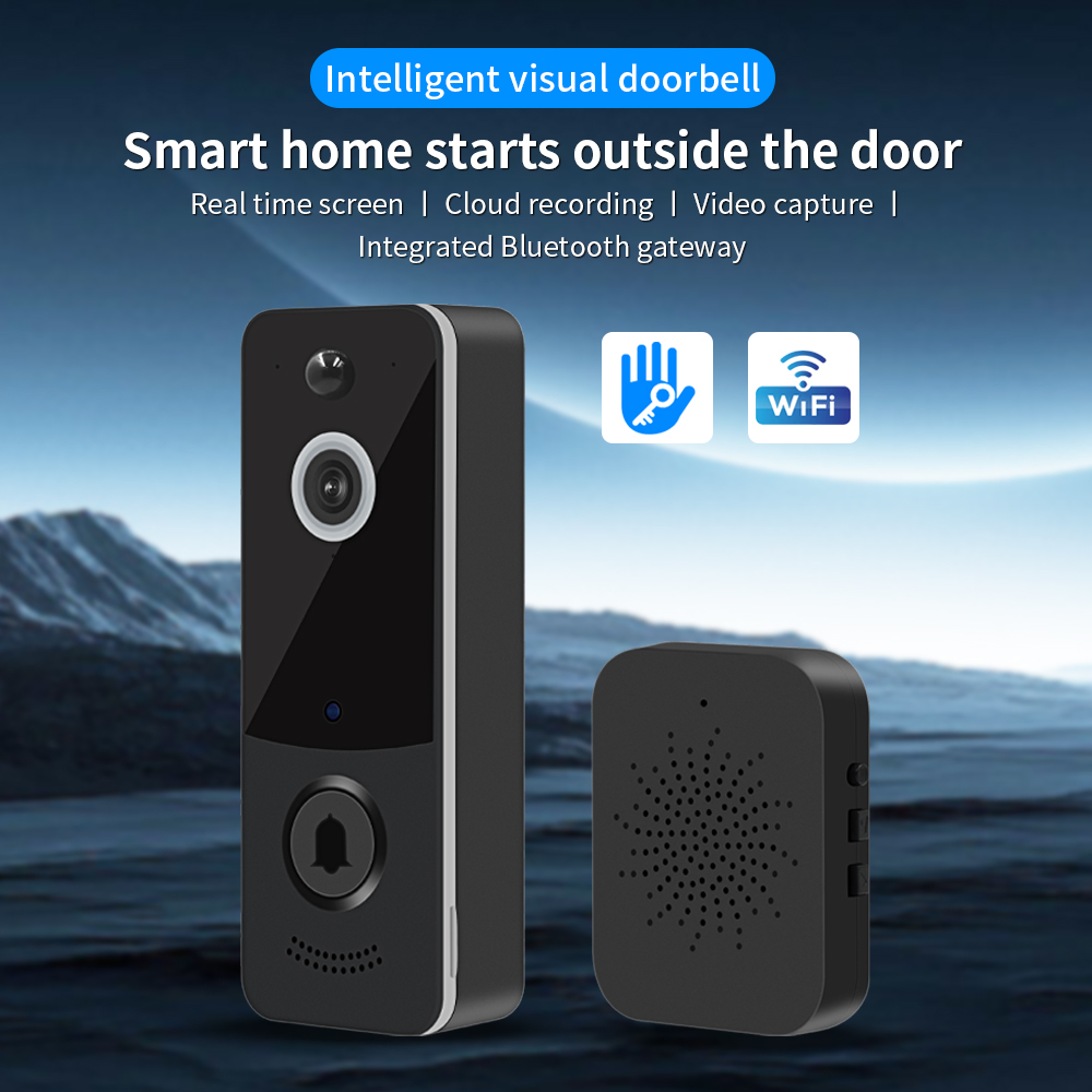 Home Security Brand - 1080P WIFI Video Doorbell TTLOCK App