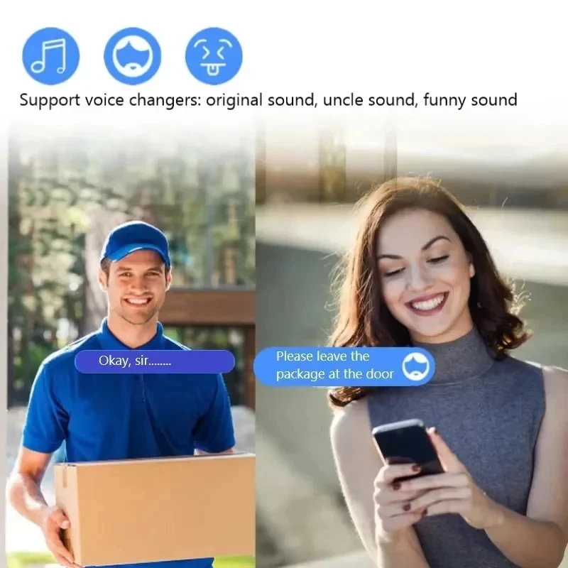 Home Security Recorder - Tuya WIFI Camera Doorbell HD Video