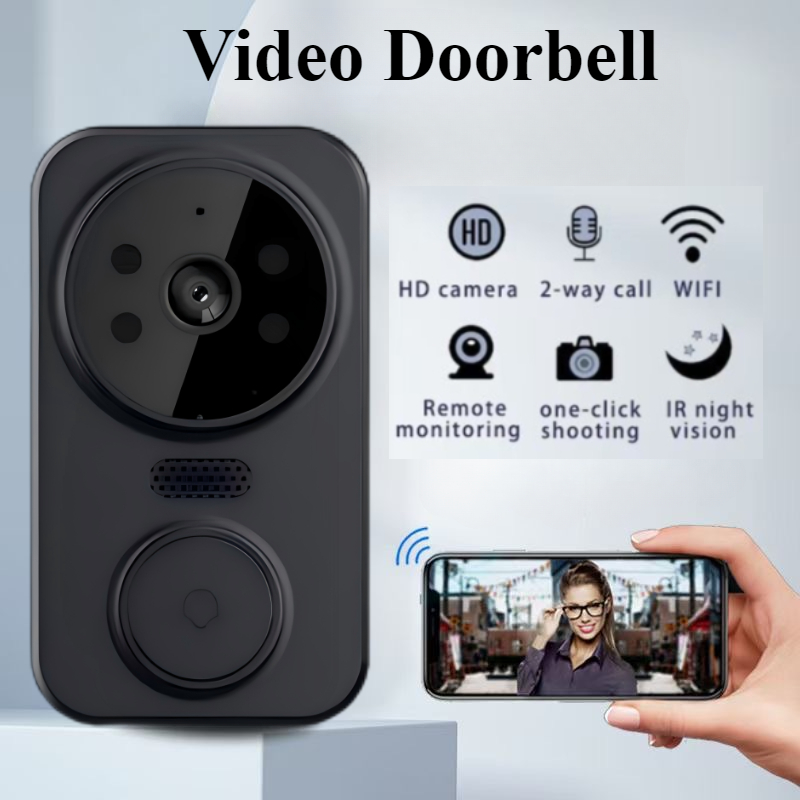 Home Security Ring Camera - Smart Home Wireless Doorbells Security Camera
