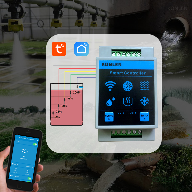 KONLEN Tuya Water Level Sensor - Home Security With Ai recensie en prijs