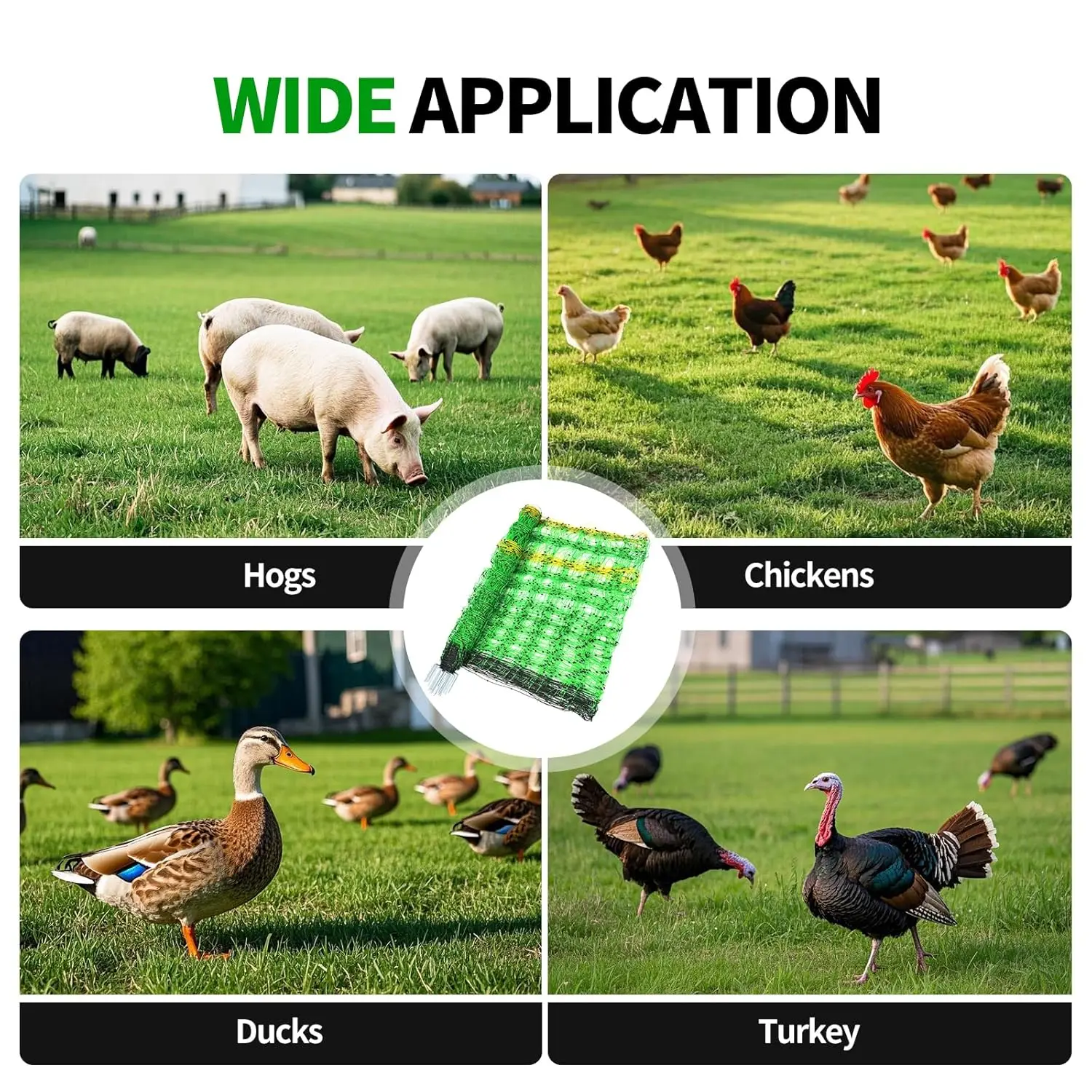Electric Fence Netting, 49.6