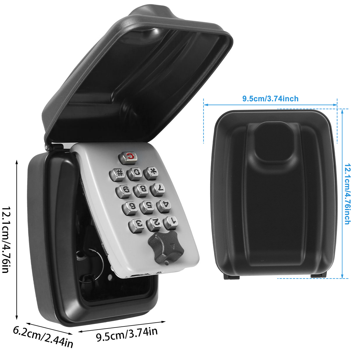 Key Lock Box Wall-Mount Secret - Home Security Brand recensie en prijs