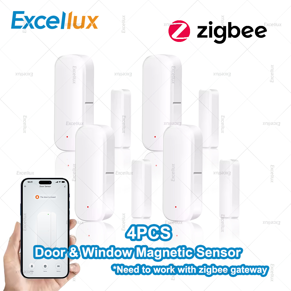 4Pcs Zigbee Door Window Sensor - Window Alarm Sensor recensie en prijs