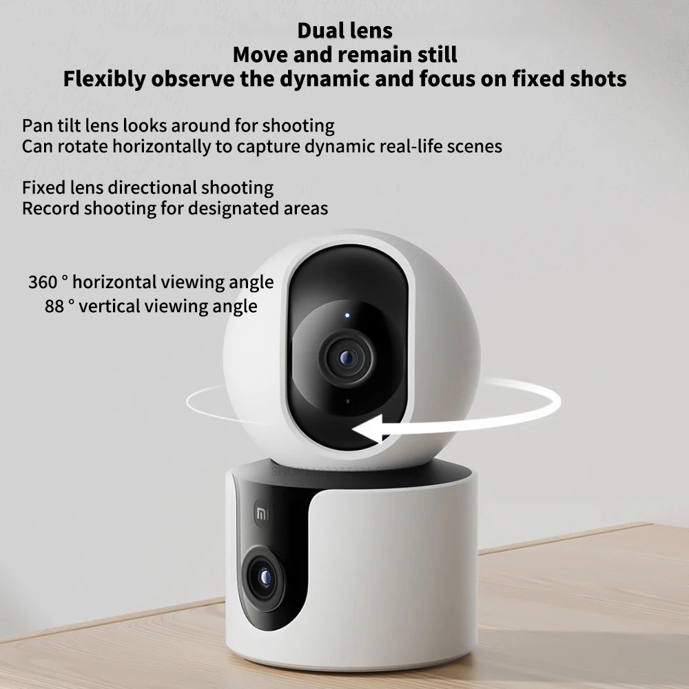 Xiaomi C300 Smart Camera Dual  - Home Security Camera Xiaomi Mi 360 recensie en prijs