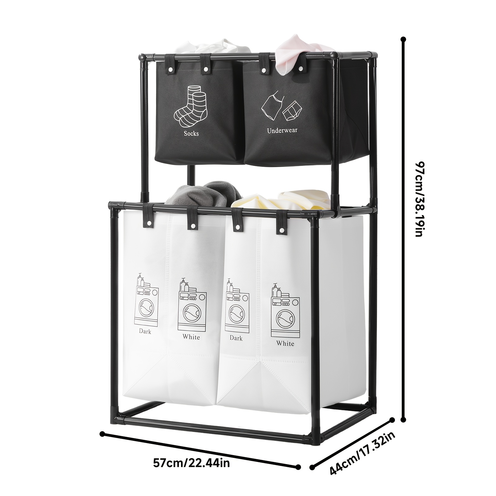 us2 Compartment Laundry Hamper - Home Security United Kingdom recensie en prijs