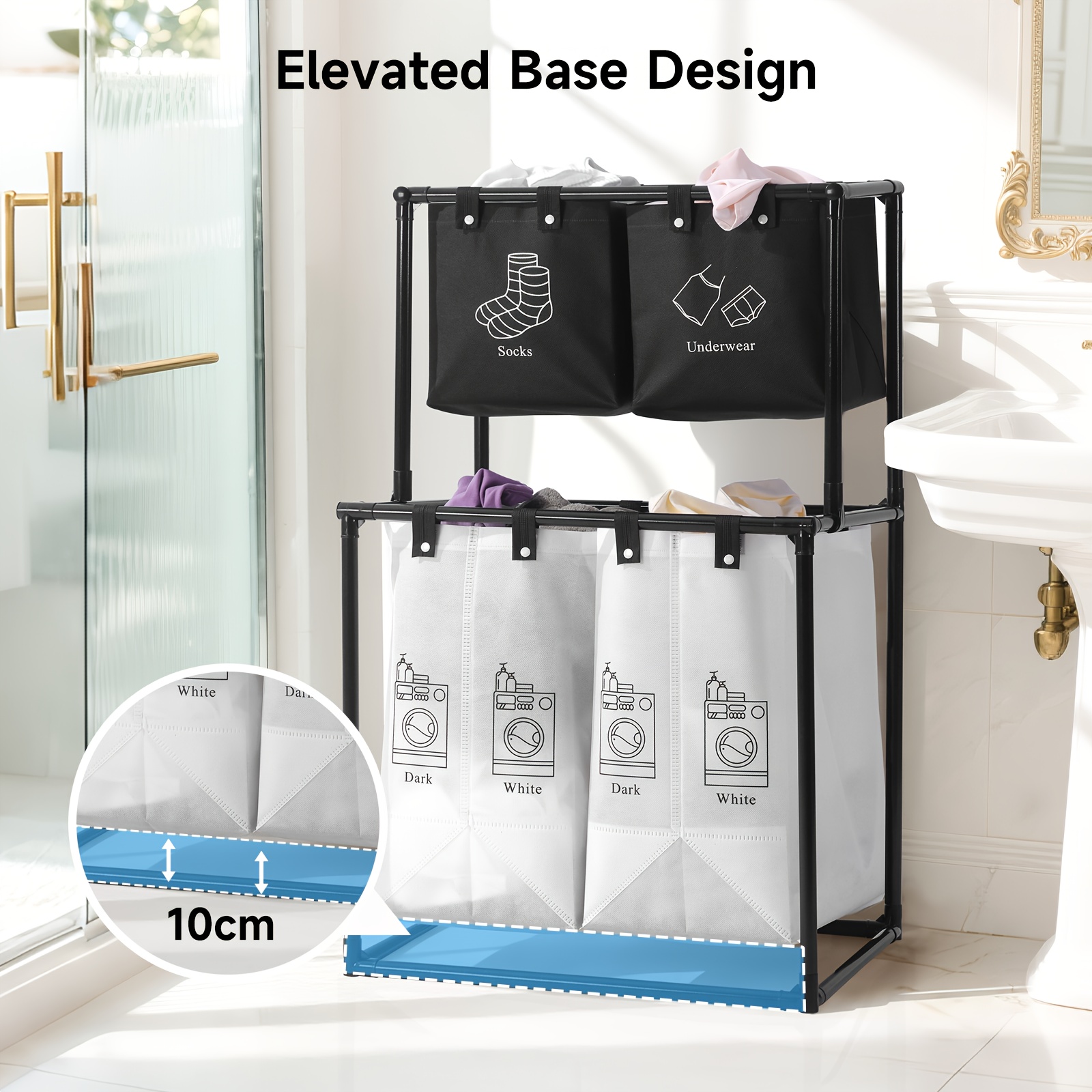 us2 Compartment Laundry Hamper - Home Security United Kingdom recensie en prijs