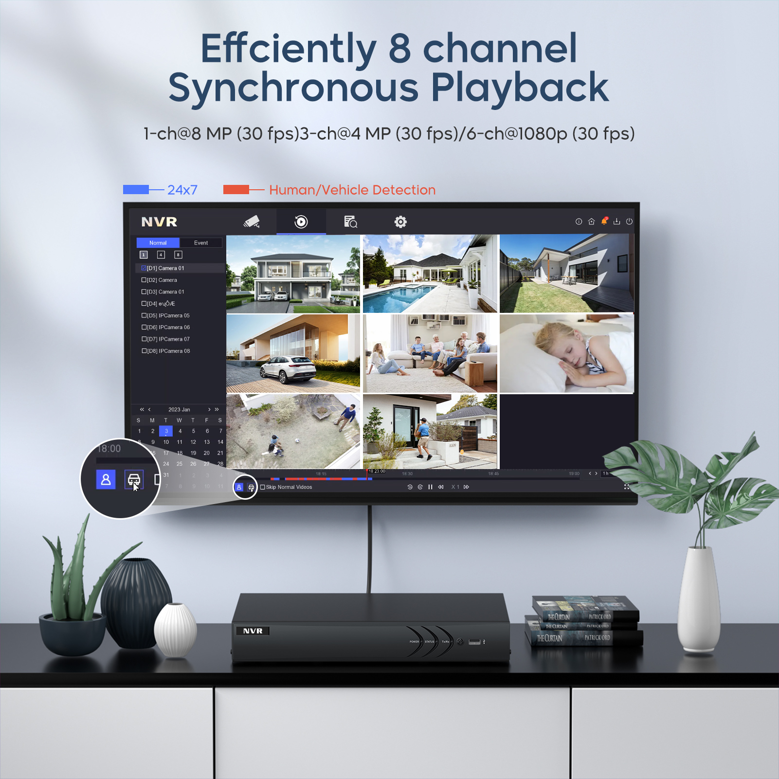 8CH Network Video Recorder for - Home Security System Hikvision recensie en prijs