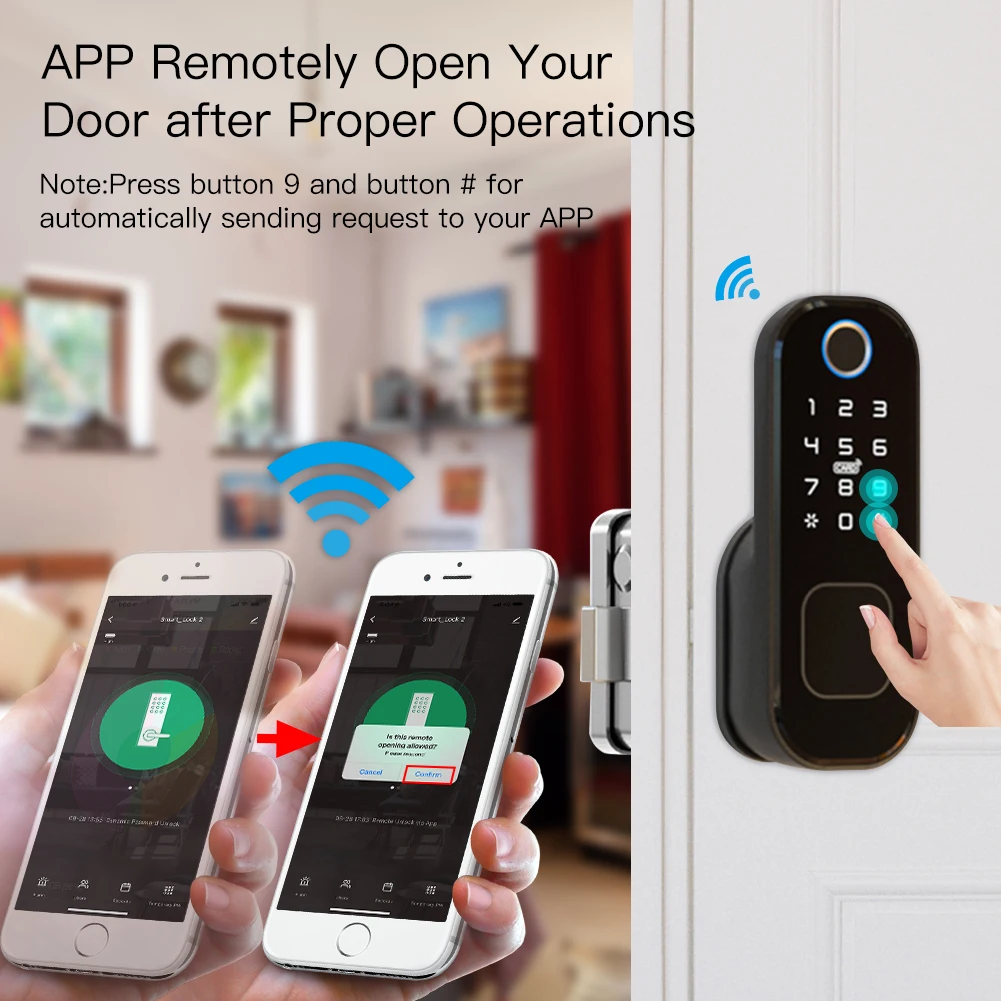 MOES WiFi Tuya Smart Lock Door - Home Security Brand recensie en prijs