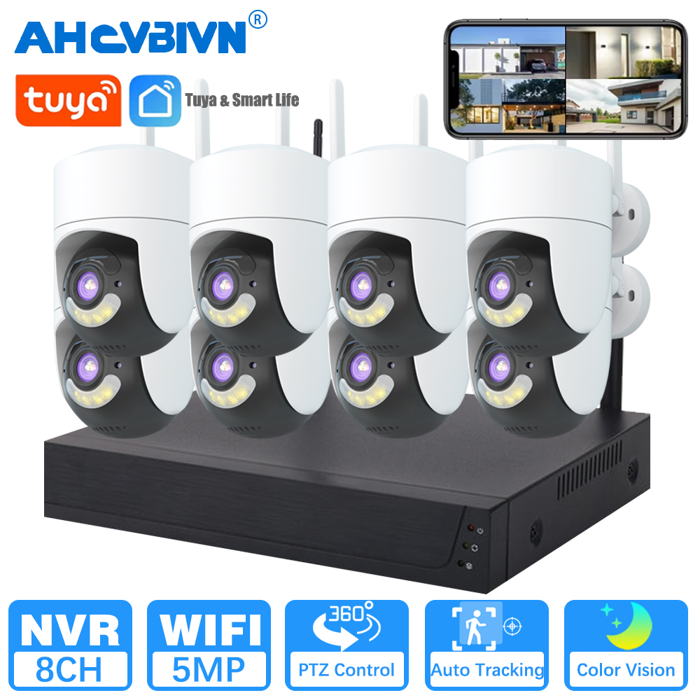 8CH Wireless NVR Tuya SmartLif - Home Security Wifi Camera recensie en prijs