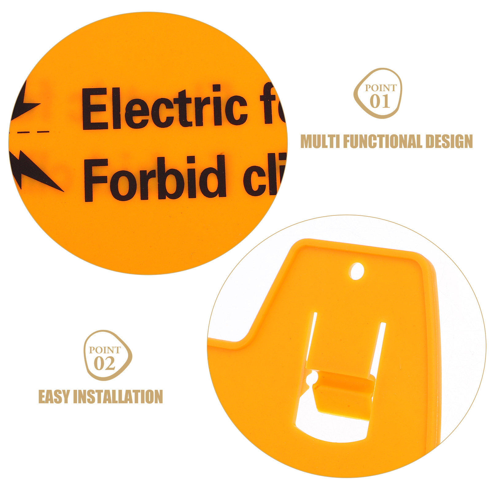 6Pcs Electric Fence Hazard Sig - Home Security Electric Fence recensie en prijs