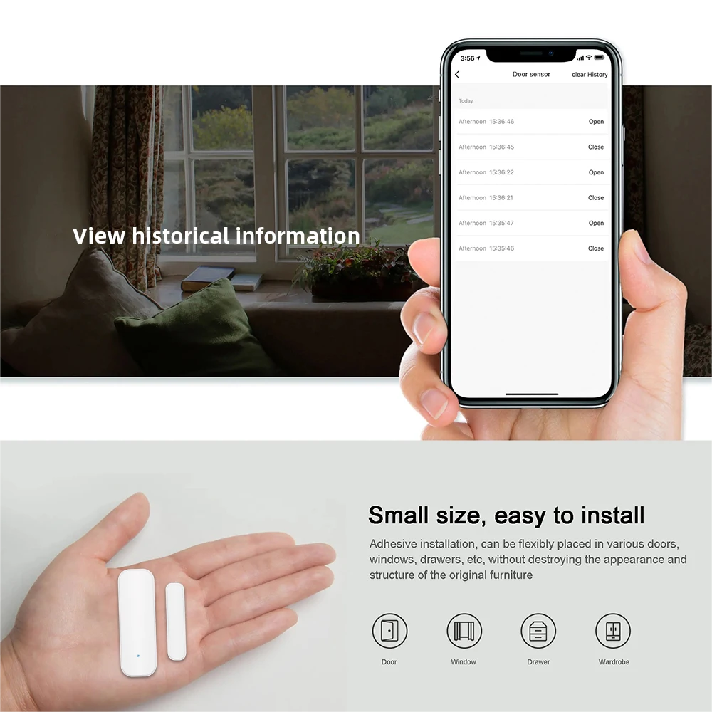 Tuya WiFi Zigbee Window Door S - Home Security With Ai recensie en prijs