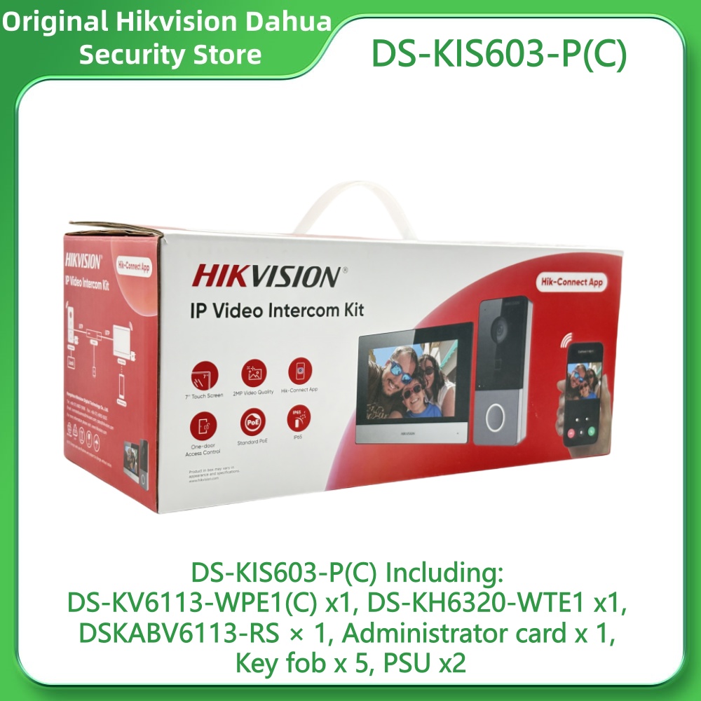Hikvision DS-KIS603-P(C) Video - Home Security System Hikvision recensie en prijs