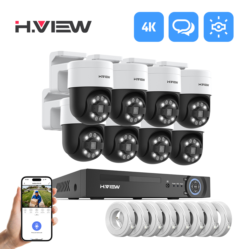 H.view 8Ch 4K 5MP 8MP Cctv Sec - Home Security Brand recensie en prijs