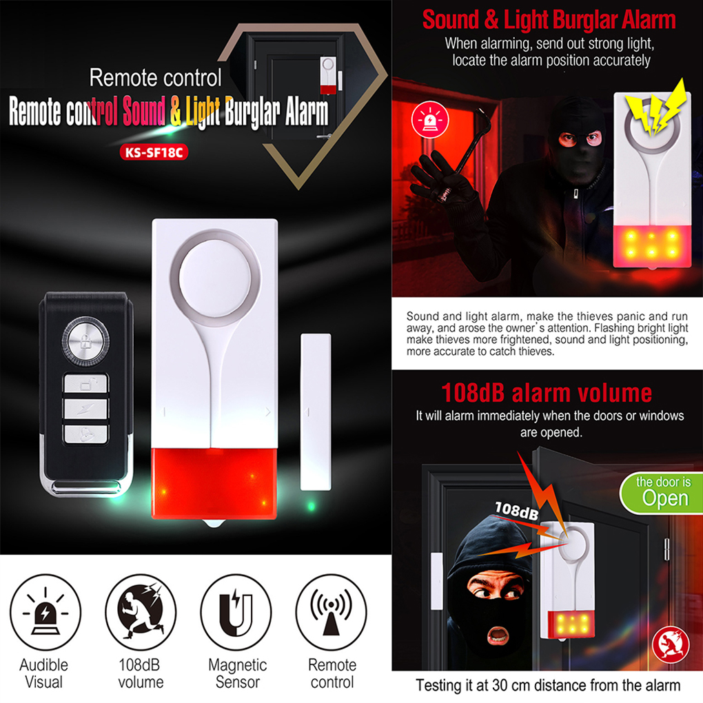 Anti-Theft Alarm 110db Loud Do - Window Alarm Sensor recensie en prijs