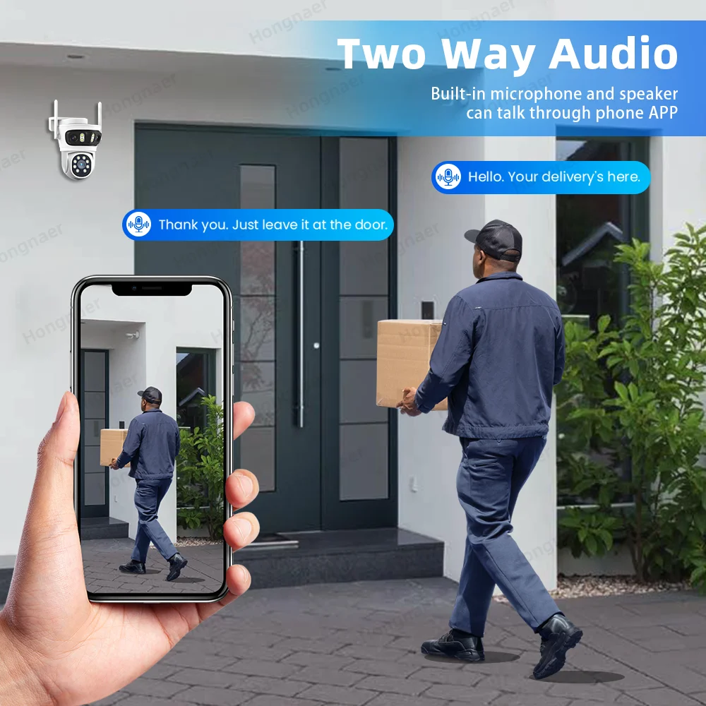 2026 Hongnaer 6MP 4CH 3 Lens 2 - Home Security Wifi Camera recensie en prijs