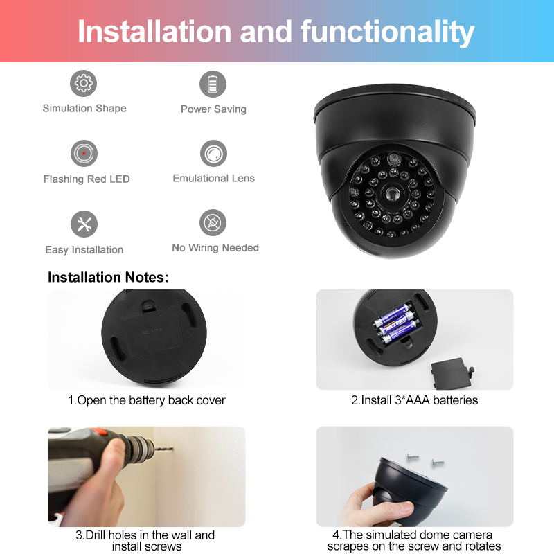 Fake Conch Dome Dummy Camera F - Home Security Brand recensie en prijs