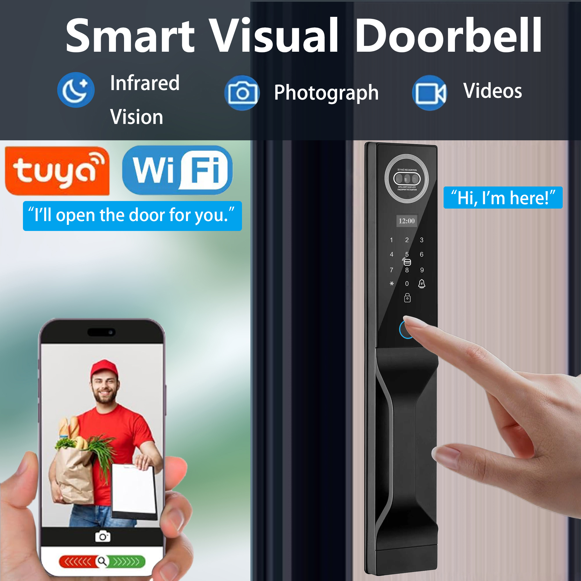 Fully Automatic Smart Door Loc - Home Security Lock System recensie en prijs