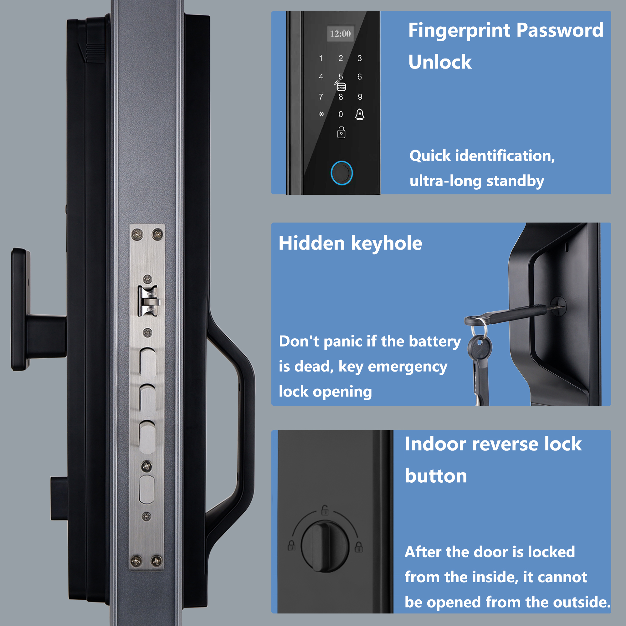 Fully Automatic Smart Door Loc - Home Security Lock System recensie en prijs