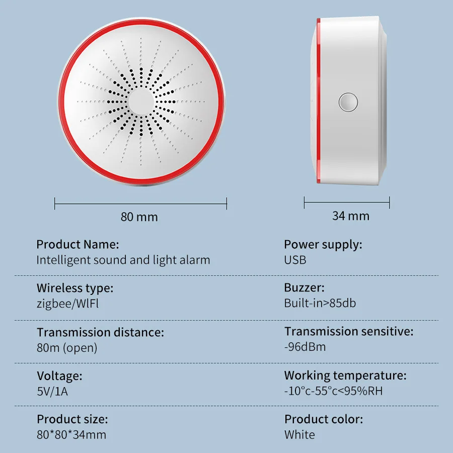 Tuya WiFi ZigBee Smart Alarm S - Home Security With Ai recensie en prijs