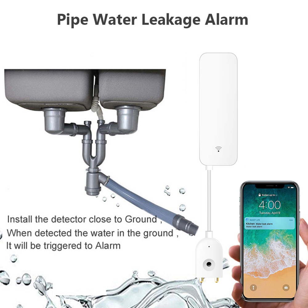 Tuya WiFi Water Leak Sensor, W - Home Security With Ai recensie en prijs