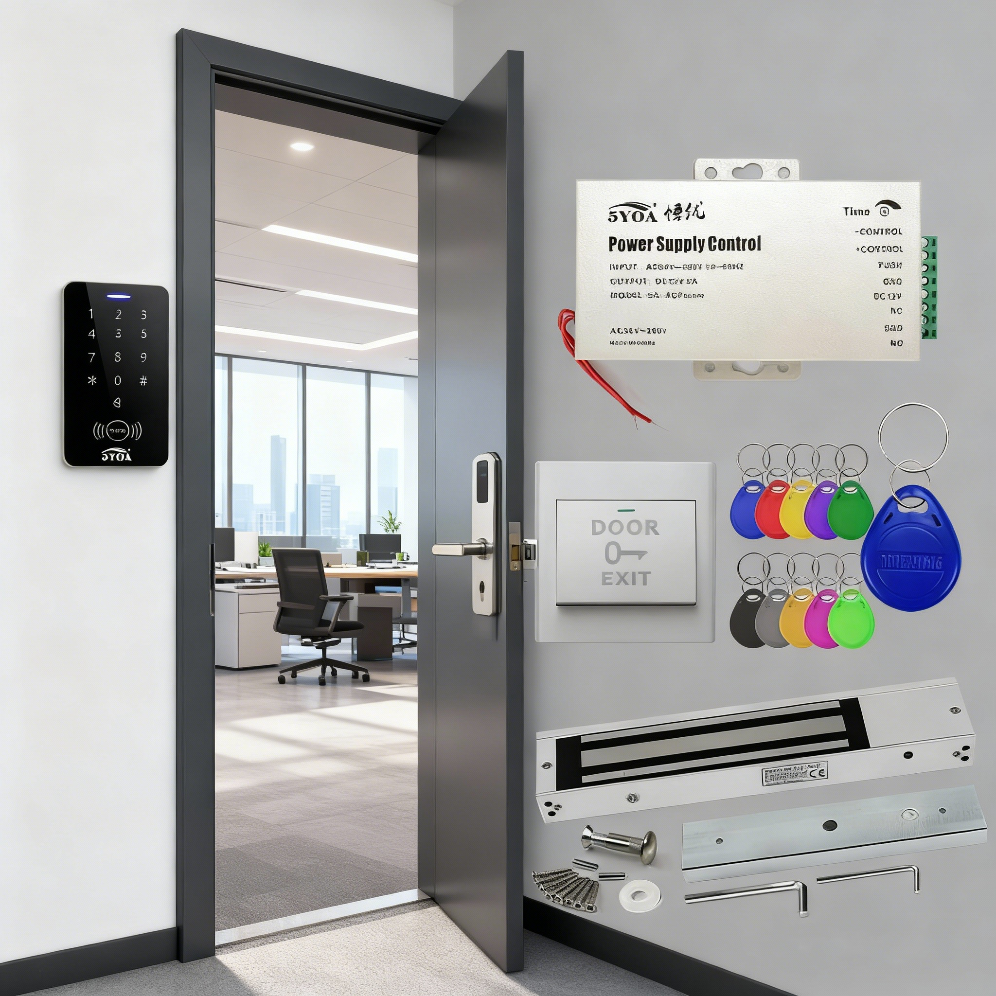 5YOA Electronic Gate Opener Ac - Home Security Lock System recensie en prijs