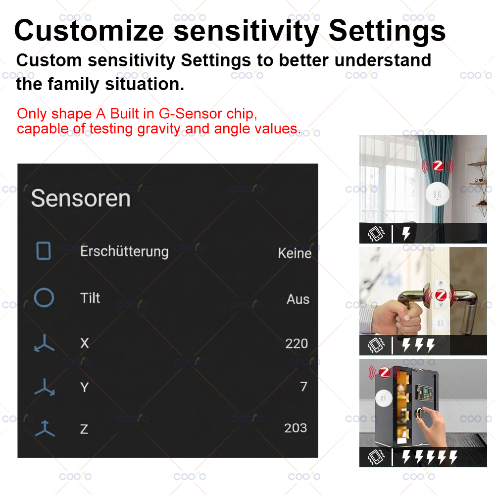 ZigBee 3.0 Vibration Sensor Re - Window Alarm Sensor recensie en prijs