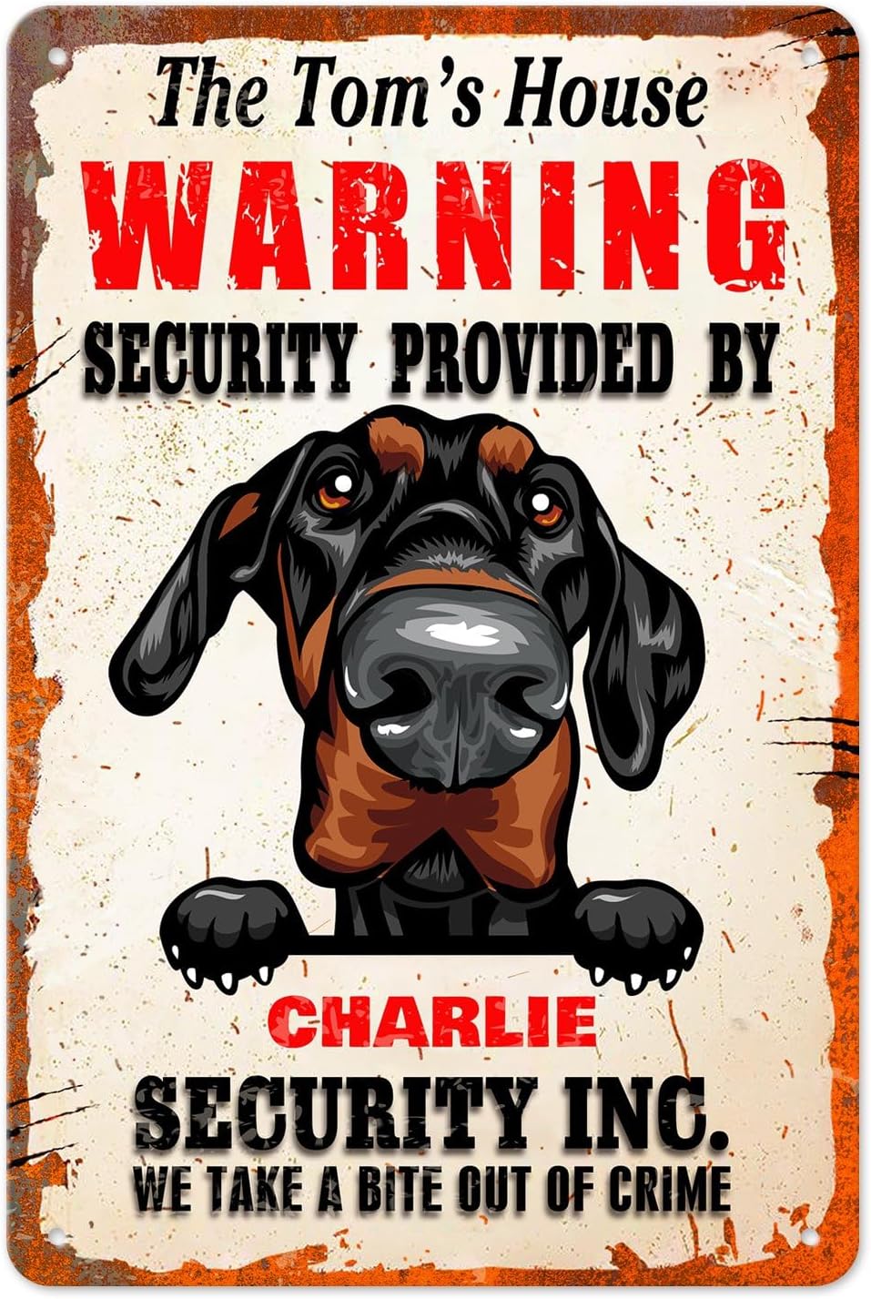 Personalized Funny Warning Sec - Home Security Providers recensie en prijs