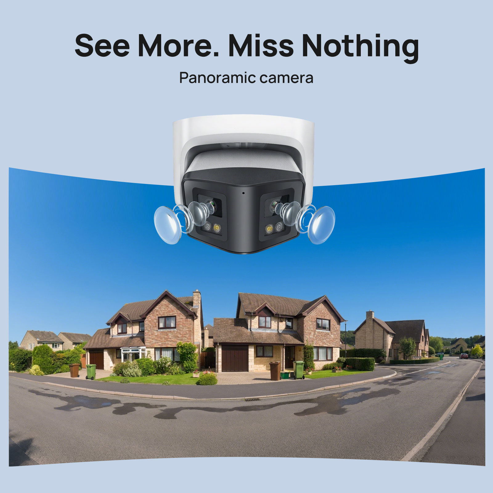 Vikylin 4MP Panoramic Dual Len - Home Security System Hikvision recensie en prijs