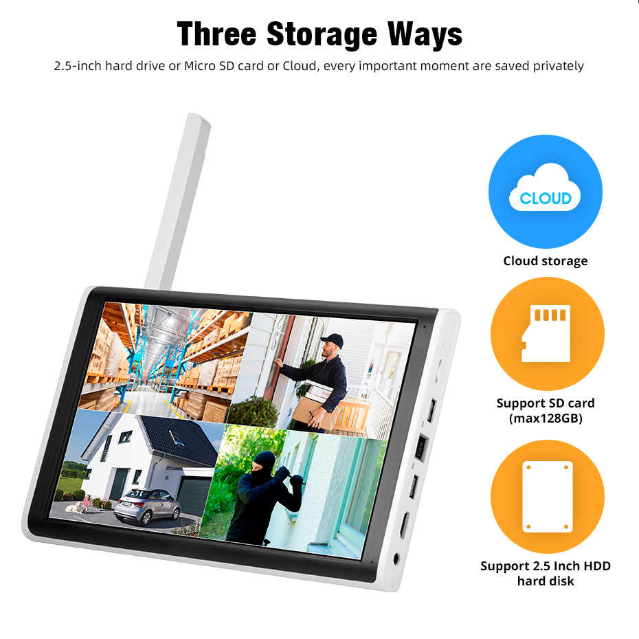 KERUI 2K 3K 4MP 8CH NVR WIFI O - Home Security Wifi Camera recensie en prijs