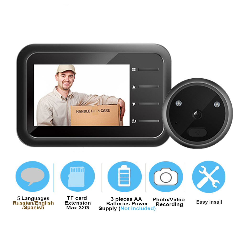 Video Peephole Doorbell Camera - Home Security Ring Camera recensie en prijs