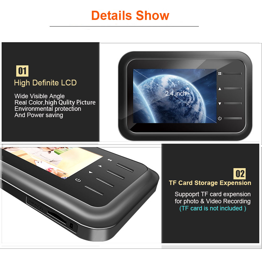 Video Peephole Doorbell Camera - Home Security Ring Camera recensie en prijs