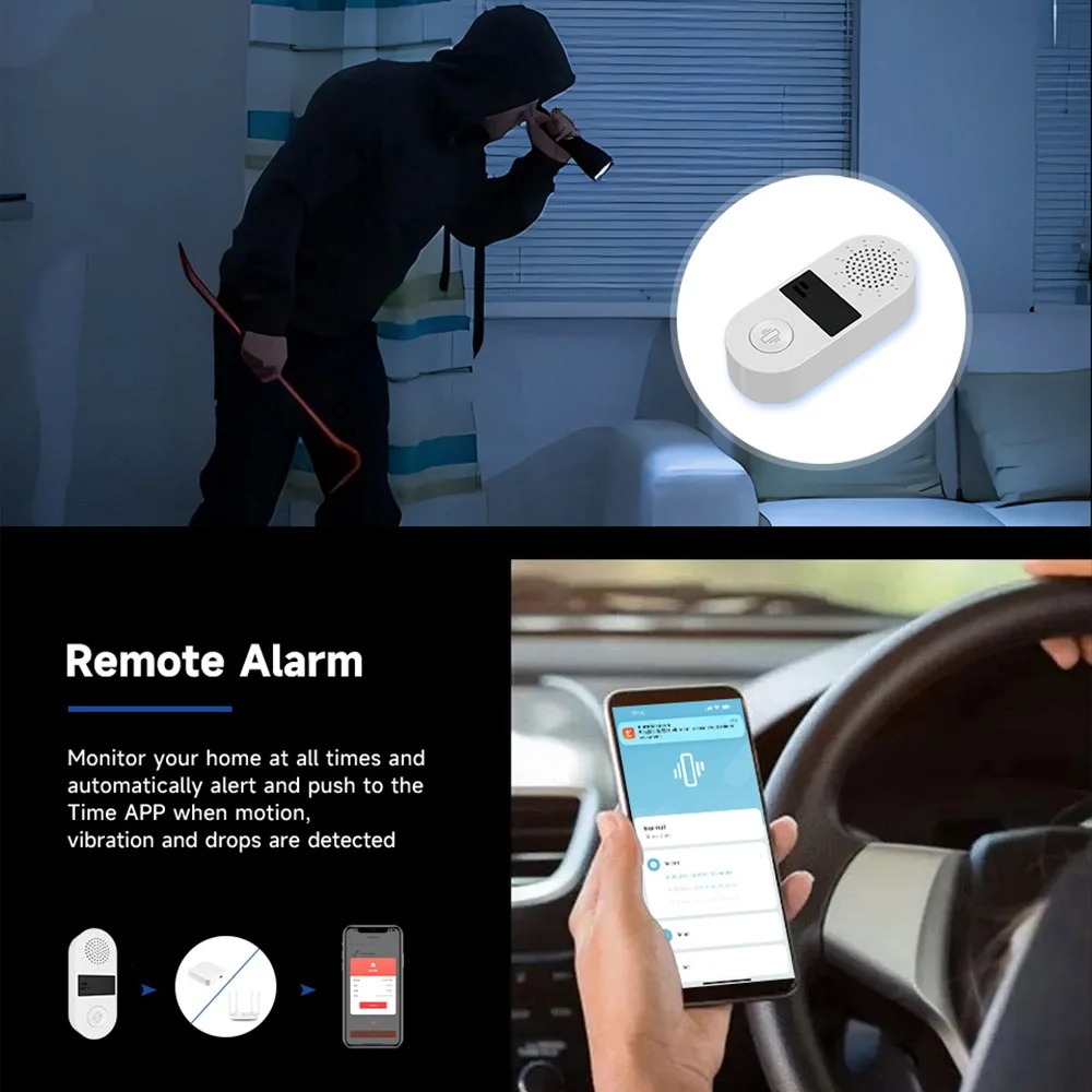 Tuya WiFi Vibration Sensor - 1 - Home Security With Ai recensie en prijs