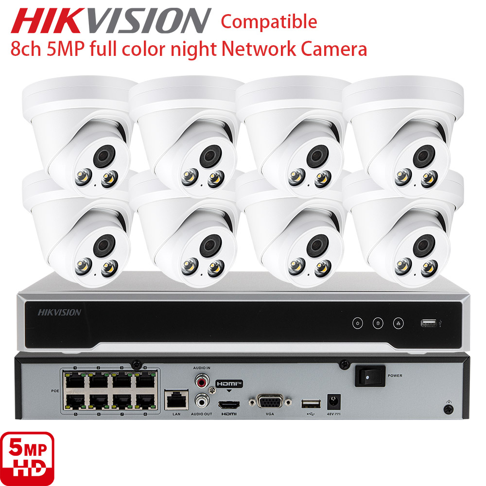 8CH 5MP IP CCTV Security Camer - Home Security System Hikvision recensie en prijs