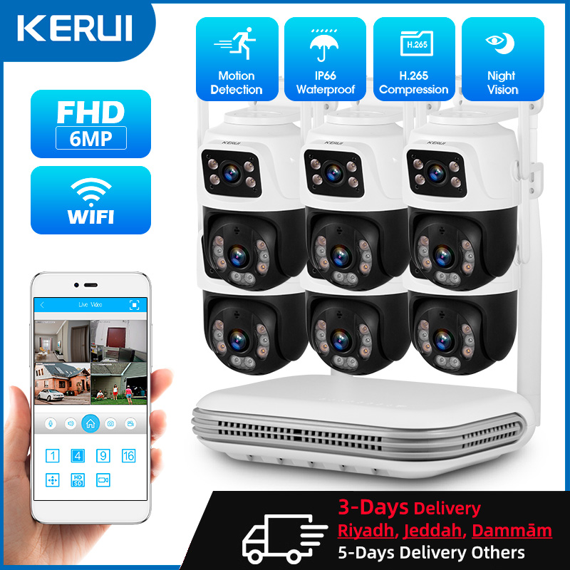 KERUI Waterproof 6MP HD Wirele - Home Security Wifi Camera recensie en prijs