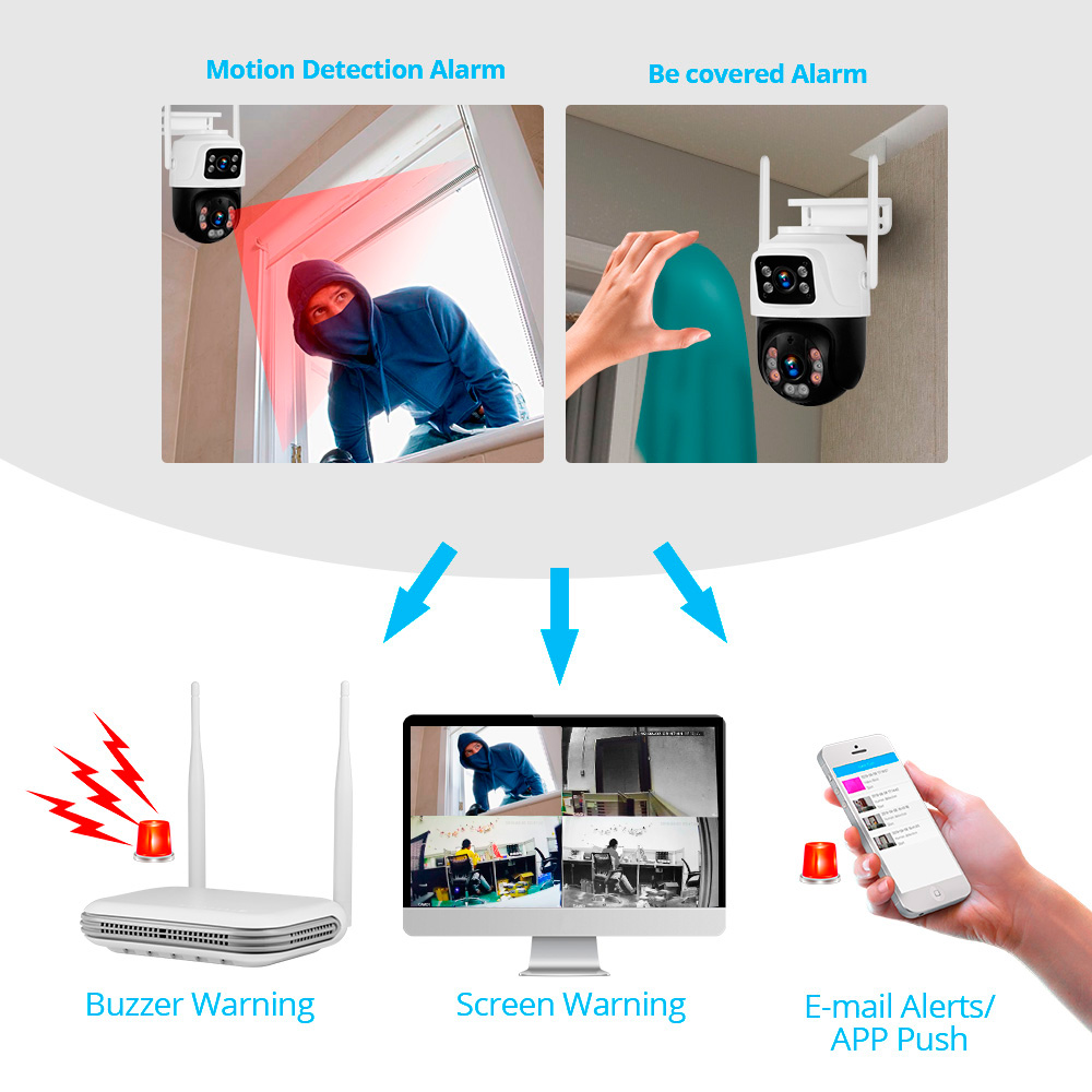 KERUI Waterproof 6MP HD Wirele - Home Security Wifi Camera recensie en prijs