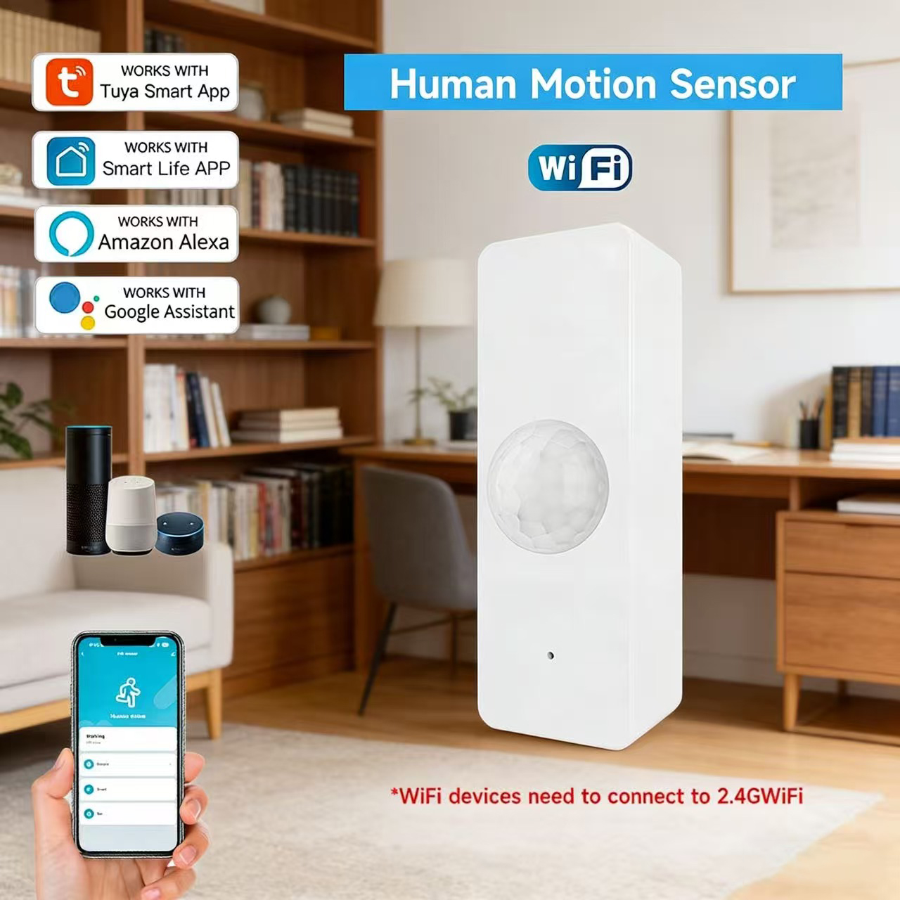 WiFi Smart PIR Motion Sensor T - Home Security With Ai recensie en prijs