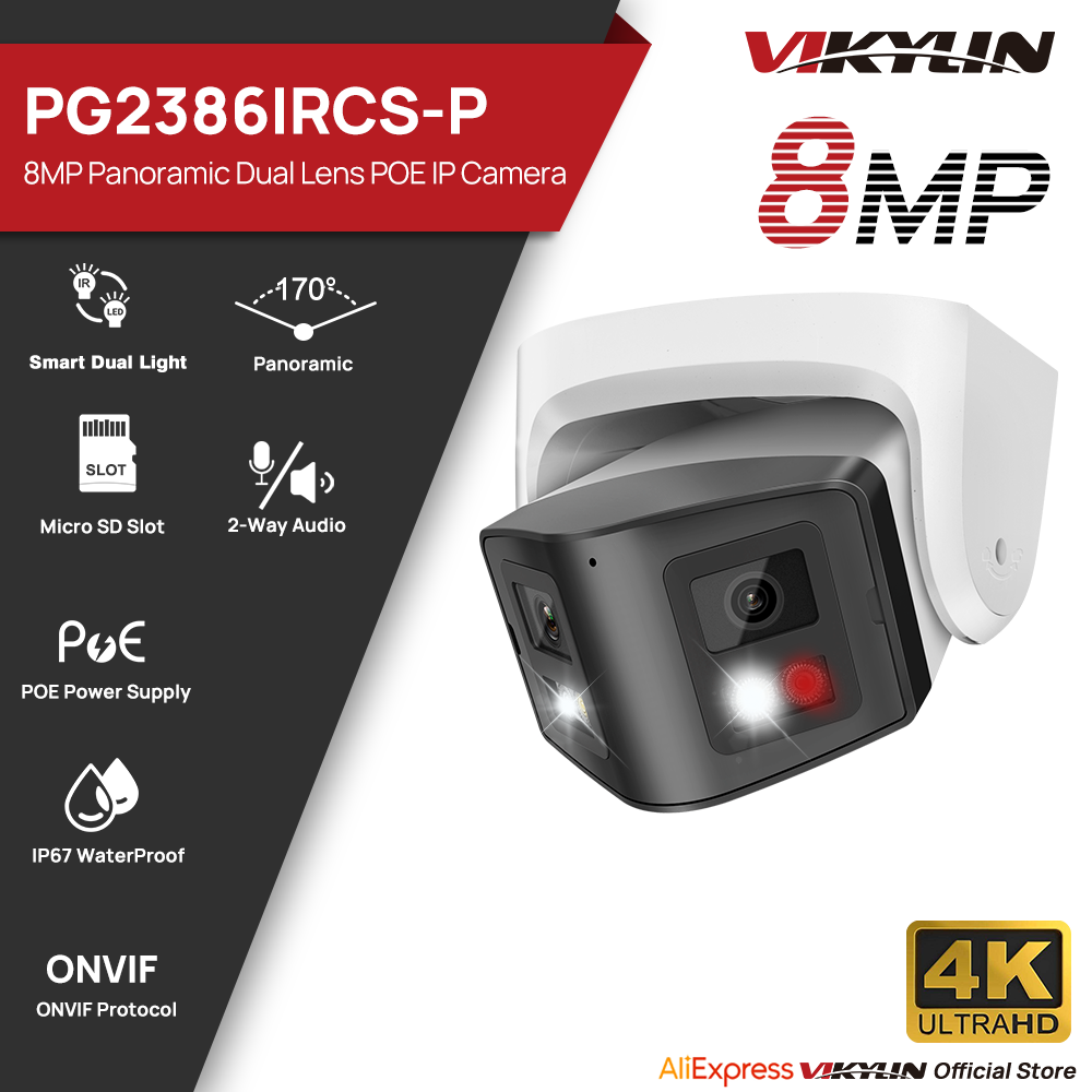 Vikylin 8MP Panoramic Smart Du - Home Security System Hikvision recensie en prijs