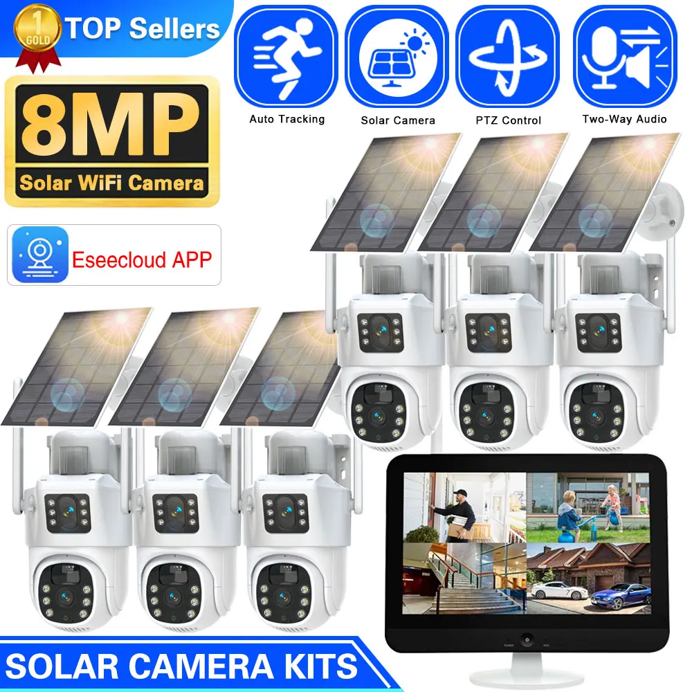 10CH Wireless NVR 4k 8mp Dual  - Home Security Wifi Camera recensie en prijs