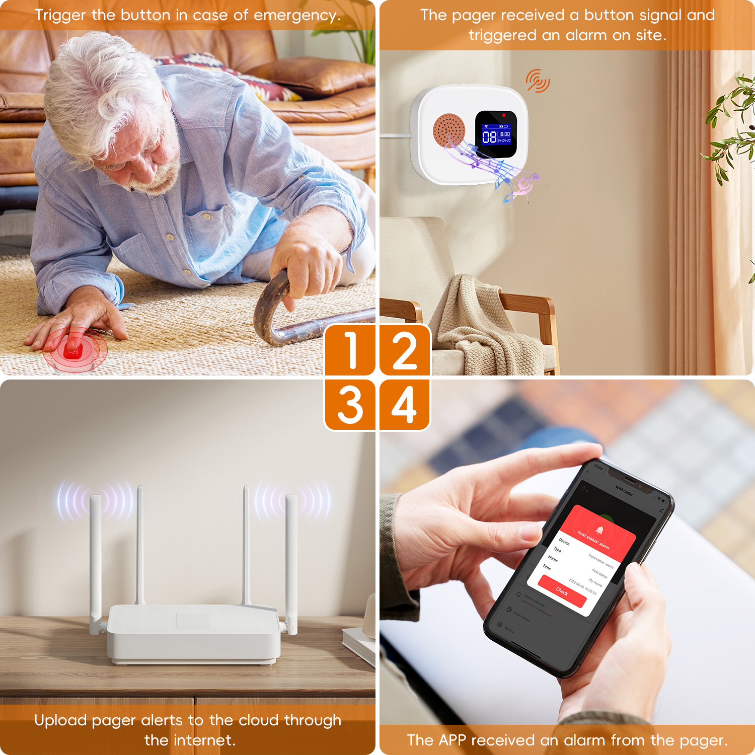 Emergency Call Button for Seni - Home Security With Ai recensie en prijs