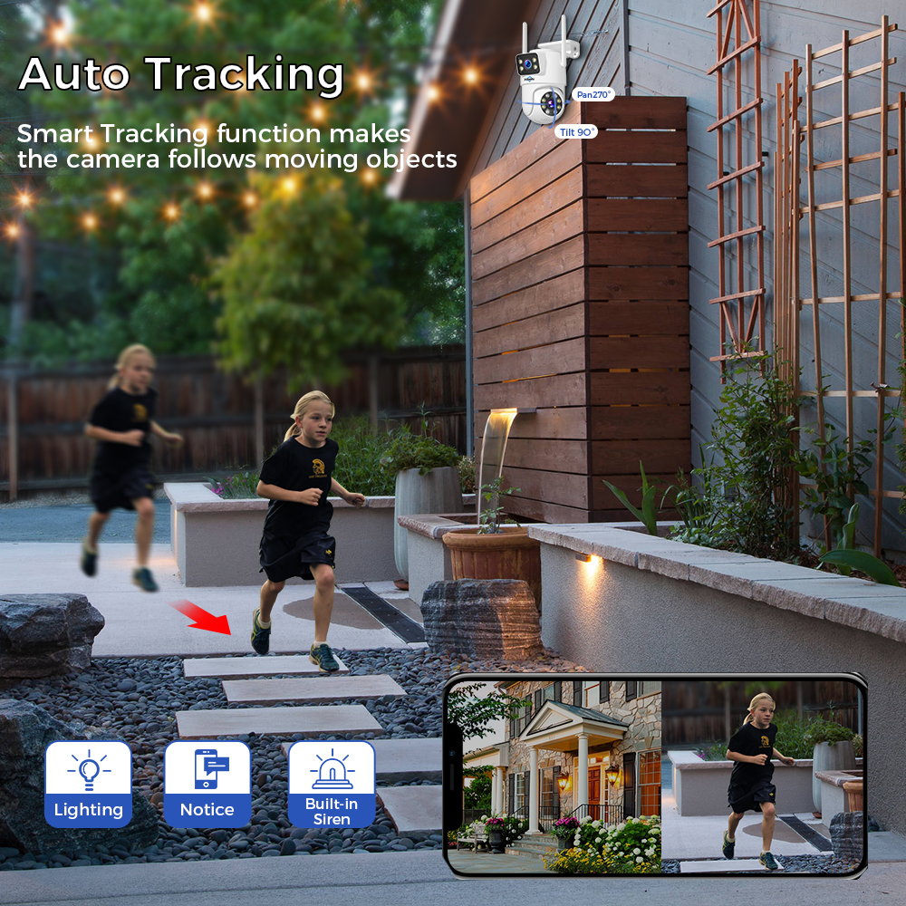 Hiseeu 6MP WiFi Dual Lens Came - Home Security Wifi Camera recensie en prijs