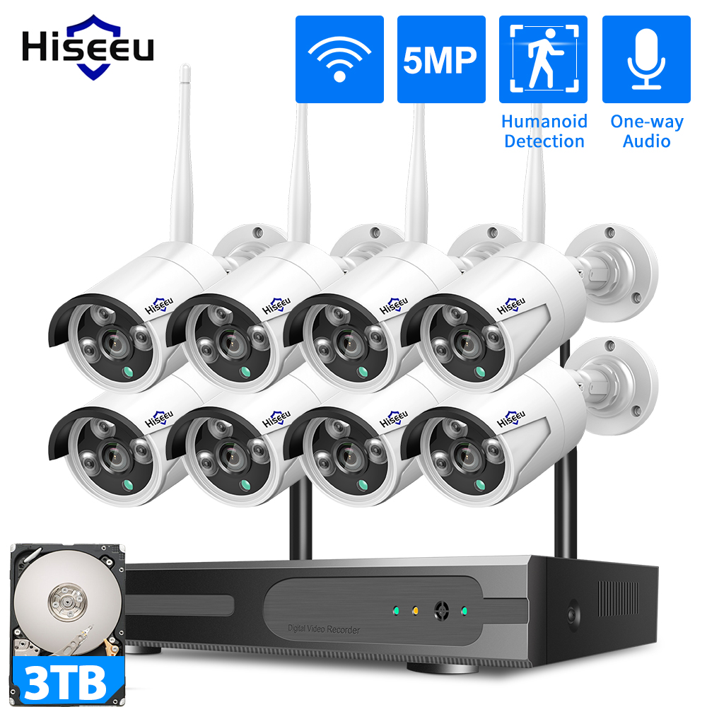 Hiseeu 3/5/8MP WiFi CCTV Camer - Home Security Wifi Camera recensie en prijs