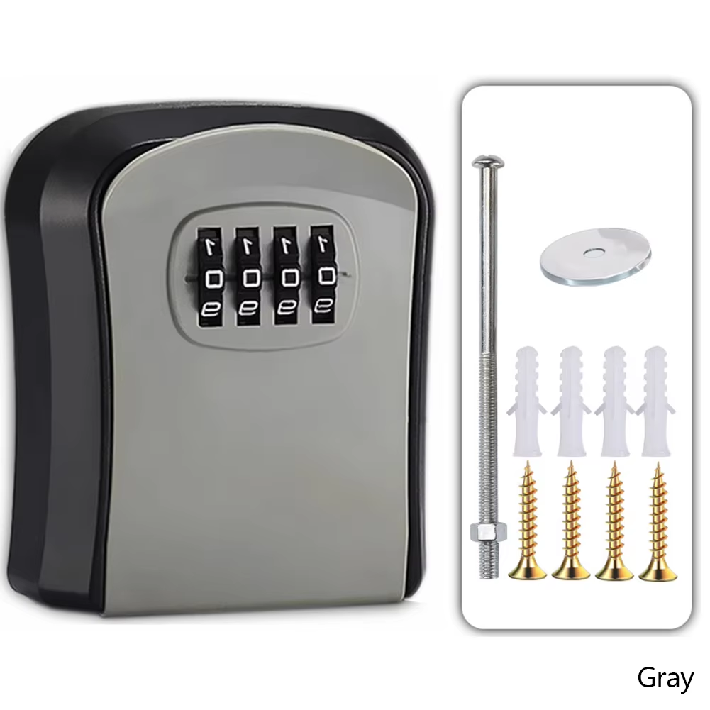Wall Mount Key Lock Box with 4 - Home Security Brand recensie en prijs