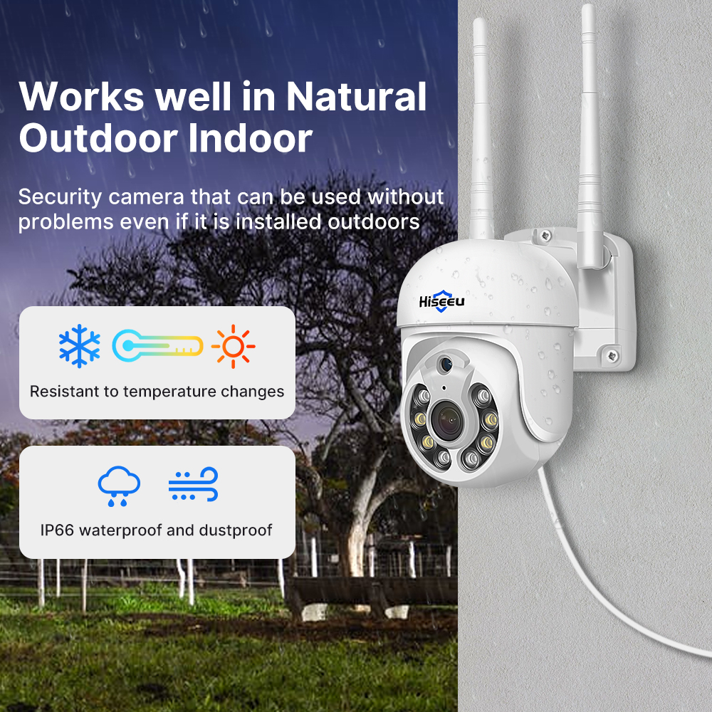 Hiseeu 5MP WiFi CCTV Camera Se - Home Security Wifi Camera recensie en prijs