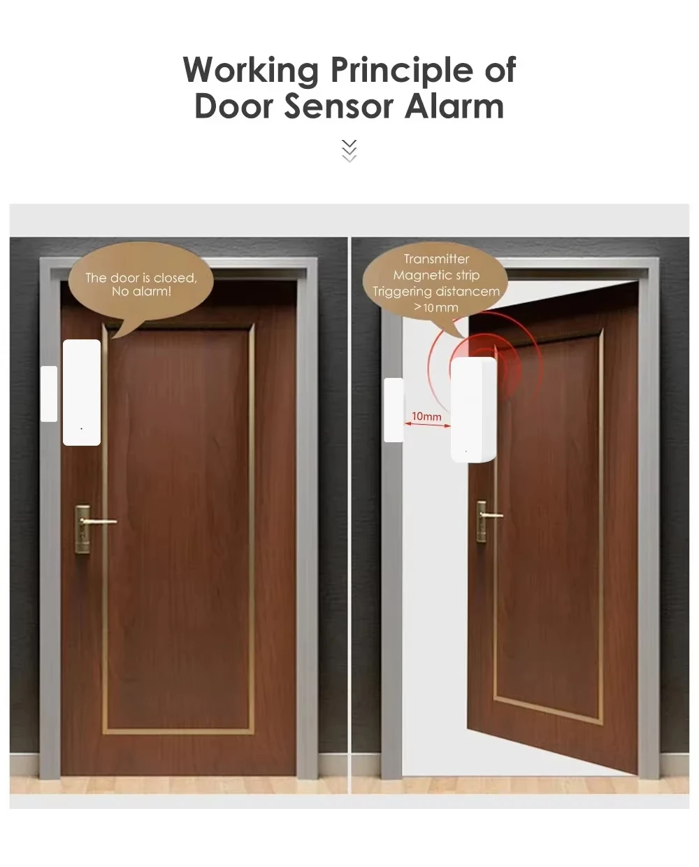 Tuya Zigbee/WiFi Magnetic Door - Window Alarm Sensor recensie en prijs