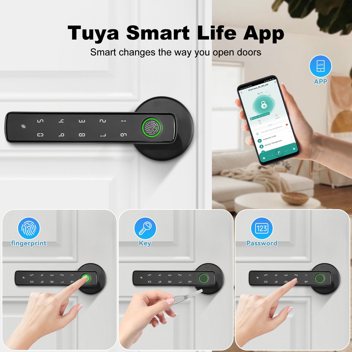Tuya Bluetooth Fingerprint Ele - Home Security Lock System recensie en prijs