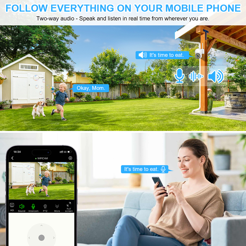 Smar 3MP Wireless CCTV Securit - Home Security Wifi Camera recensie en prijs