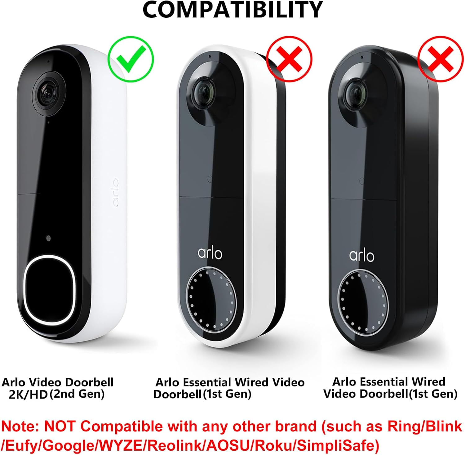 Anti-Theft Doorbell Bracket fo - Home Security Arlo recensie en prijs