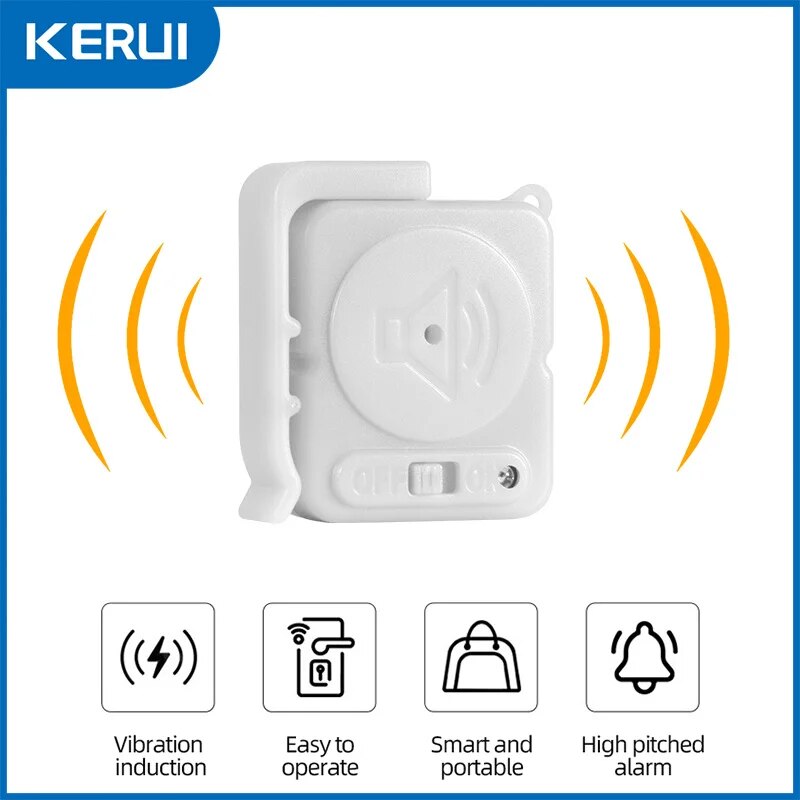 KERUI Wireless Vibration Alarm - Window Alarm Sensor recensie en prijs