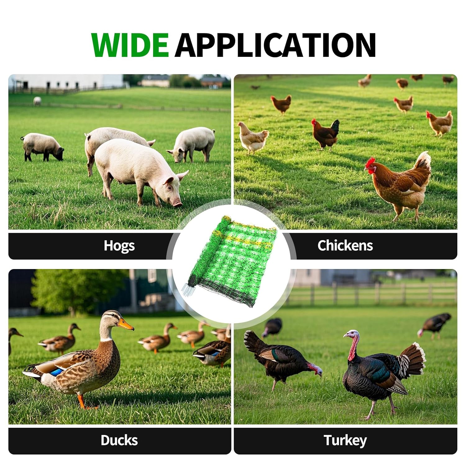 Electric Fence Netting, 49.6